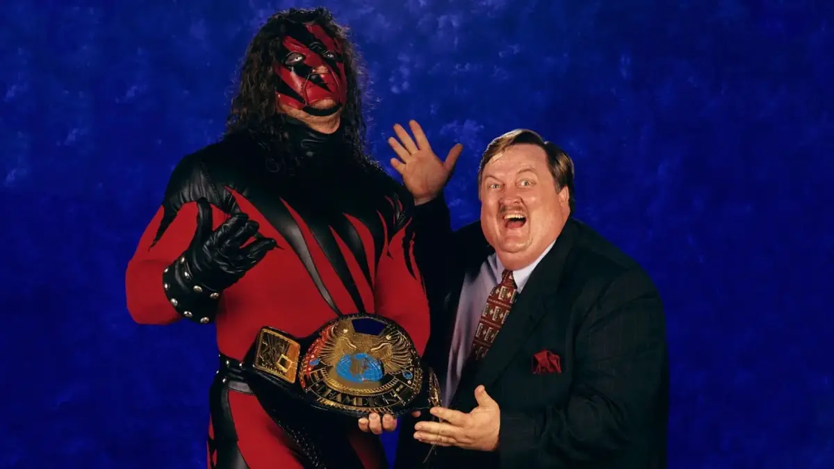 Kane wwe title 1998 with paul bearer